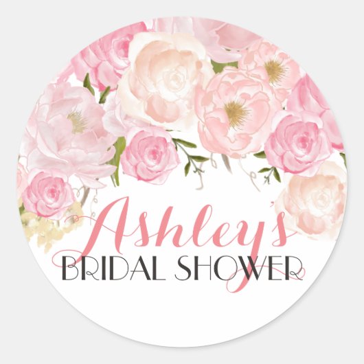 Flower Vrijgezellenfeest Sticker (Voorkant)