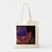 Flower Wearing a Hat Tote Bag (Achterkant)