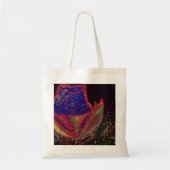 Flower Wearing a Hat Tote Bag (Voorkant)