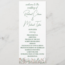 Flower Wedding Platte Programma