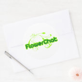 FlowerChat 3" Sticker (Envelop)