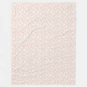 flowered bedding. fleece deken (Voorkant)
