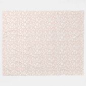 flowered bedding. fleece deken (Voorkant (Horizontaal))
