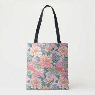 flowered cloth bag draagtas