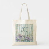 Flowered Fence Monogrammed Tote Bag (Achterkant)