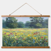 Flowered field hangend wandkleed (Voorkant)