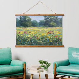 Flowered field hangend wandkleed