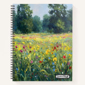 Flowered field notitieboek (Voorkant)