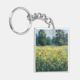 Flowered field sleutelhanger