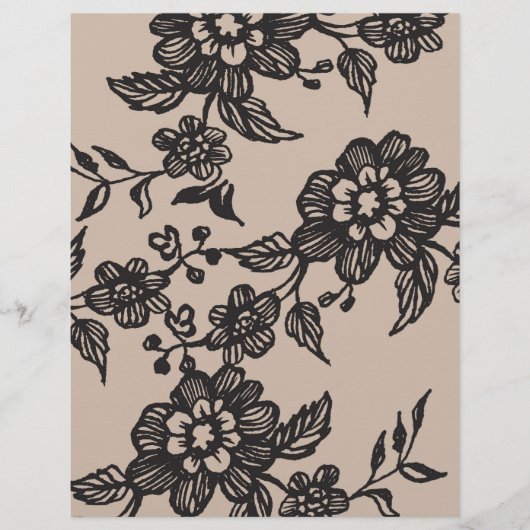 Floweret | Rustige DIY Enveloppen Liner Flyer (Voorkant)