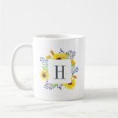 Flowerfields Monogram Koffiemok (Links)
