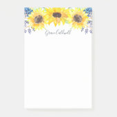 Flowerfields Personalized Post-it® Notes (Voorkant)