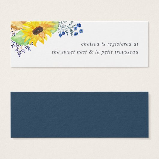 Flowerfields Registre des naissances Insérer des c (Devant & derrière)