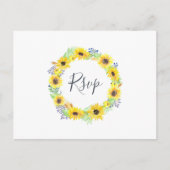 Flowerfields RSVP Briefkaart met de Keuze van de M (Voorkant)