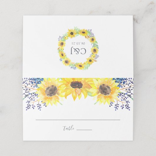 Flowerfields Wedding (Buitenkant ongevouwen)