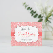 Flowerful Pink Custom Special Event Briefkaart (Staand voorkant)
