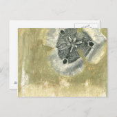 Flowerhead Abstract met gegloeide textuur Briefkaart (Voorkant / Achterkant)