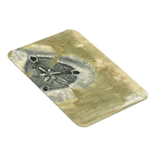 Flowerhead Abstract met gegloeide textuur Magneet (Rechterzijde)