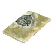 Flowerhead Abstract met gegloeide textuur Magneet (Linkerzijde)