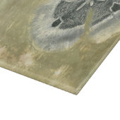 Flowerhead Abstract met gegloeide textuur Snijplank (Hoek)