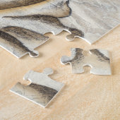 Flowerhead Fresco op Tan Background Legpuzzel (Zijkant)