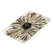 Flowerhead Fresco op Tan Background Magneet (Linkerzijde)