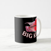 Flowerhorn Cichlid Big Kok Joke Funny Monster Koffiemok (Voorkant rechts)