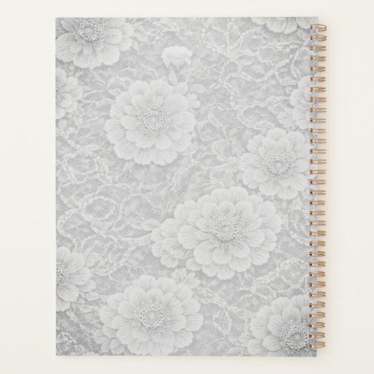 Flowerly Simple Planner With Frame  (Dos)