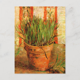Flowerpot met Chives (F337) Van Gogh Fine Art Briefkaart
