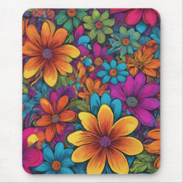 "Flowerpower" Art Mouse Pad Muismat
