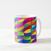 Flowerpower consed pattern coffee mug (Devant droit)