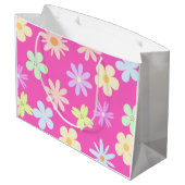 FlowerPower Gift Bag Groot Cadeauzakje (Achterkant Gekanteld)