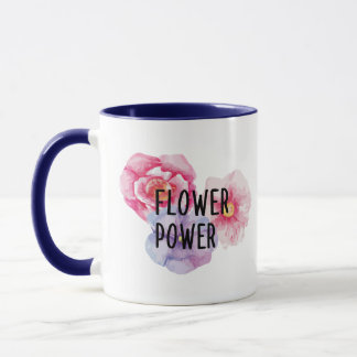 Flowerpower – Tasse mit Blumenvibes Mok