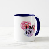 Flowerpower – Tasse mit Blumenvibes Mok (Voorkant rechts)