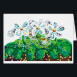 flowers and bee<br><div class="desc">Blank inside to add your own words eg. Honey,  bee my Valentine or  Happy birthday to my honey or  Pretty as flowers,  sweet as honey,  just want to say I love you Mummy</div>