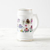 Flowers and cakes mug (Devant droit)