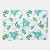 Flowers Birds Pattern Theedoek (Horizontaal)