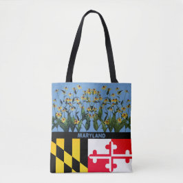 Flowers Black-eyed Susan Flower MarylandTote Bag Draagtas