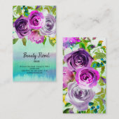 Flowers Bouquet Florist Visitekaartje (Voorkant / Achterkant)