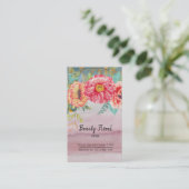 Flowers Bouquet Florist Visitekaartje (Staand voorkant)