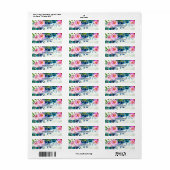 Flowers bouquet for all occassions etiket (Full Sheet)