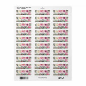 Flowers bouquet for all occassions etiket (Full Sheet)
