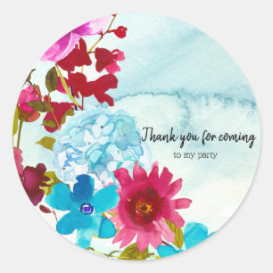 Flowers bouquet for all occassions ronde sticker