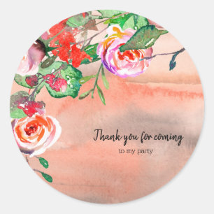 Flowers bouquet for all occassions ronde sticker