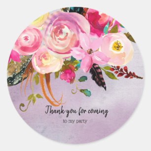 Flowers bouquet for all occassions ronde sticker