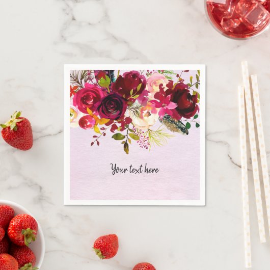 Flowers bouquet for all occassions servetten (Insitu)