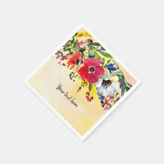 Flowers bouquet for all occassions servetten (Hoek)