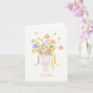 Flowers bouquet kaart