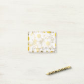 Flowers | Bunch of Chamomiles Post-it® Notes (Op bureau)