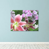 Flowers Canvas - 2 panelen Afdruk (Insitu (Houten vloer))